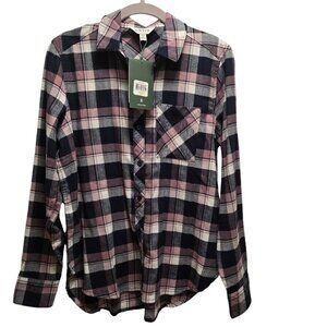 Women's Plaid Flannel Shirt